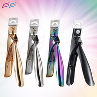 Bahasa Pro coupe-ongles professionnel en acier inoxydable rose coupe-ongles en acrylique coupe-faux ongles pour doigts artificiels