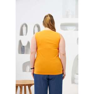 Plus Size <b>Tank</b> <b>Top</b> <b>Orange</b> - Product Image 4