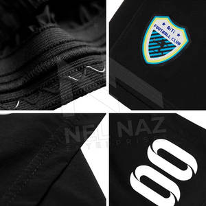 Equipación de fútbol de poliéster para hombre con logotipo personalizado, conjuntos de uniformes y camisetas de fútbol en blanco, ropa de equipo de fútbol estilo Francia - Product Image 6