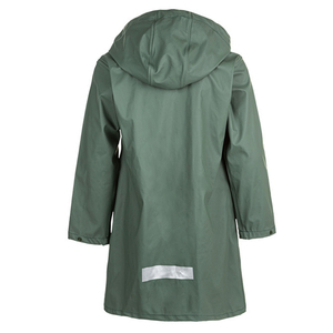 Venta al por mayor soporte al por menor chaqueta cortavientos negra de moda impermeable ligero con capucha chaqueta de lluvia característica duradera - Product Image 2