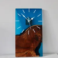 Horloge murale en résine d'inspiration vintage-Décor rustique peint à la main du fournisseur indien, montre unique pour la maison et le bureau