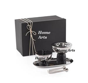 Quemador Bakhoor de incienso de acero de diseño atractivo con quemador Bakhoor de tamaño personalizado de calidad de lujo de Home Arts - Product Image 1