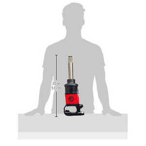 Clé pneumatique industrielle de 6 pouces à poignée en D, sans goupille, type Rocking Dog, modèle 1920 Max, pour réparation et assemblage - Product Image 1