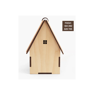 Vente en gros Calendrier en bois en forme de maison Calendrier de charme en forme de maison style européen Design unique à bon prix - Product Image 3