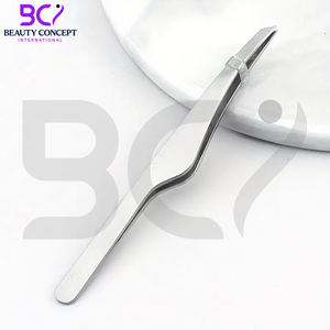 Stainless Steel Slanted Tip Eyebrow Tweezers Precision <b>Makeup</b> Grooming <b>Tool</b> Durable Brow Shaping Hair Removal - Product Image 3