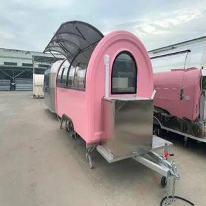Aluminum <b>Towable</b> Food Trailer for Fast Food Snack Food Hotdog Ice Cream Wedding Catering & Commercial Use - Product Image 3