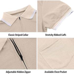 2026 nouveau personnalisé hommes Polo classique côtelé Ultra Strech doux décontracté tricot à manches courtes grande taille hommes polos - Product Image 5