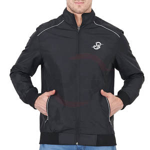 Chaquetas cortavientos impermeables para hombre más vendidas MOQ bajo diseño de cuello alto en línea - Product Image 1