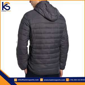 Chaqueta de burbujas con logotipo personalizado OEM, chaqueta acolchada cálida más vendida, chaqueta de plumón de color sólido - Product Image 2