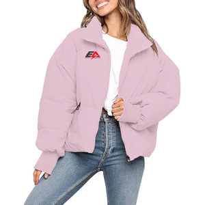 Veste en duvet d'hiver respirante pour femmes avec col montant nouvel arrivage de gros - Product Image 1