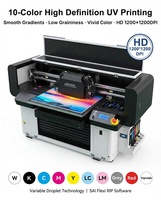 Impresora UV LED Jucolor OEM Service 6042 con limpieza automática Ricoh Gen6 CCD para objetos de forma especial, impresión UV de alta precisión.