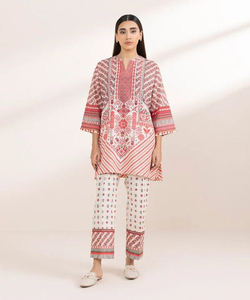 Ropa informal de último estilo para mujer, de longitud corta Kurta, venta al por mayor, diseño de logotipo personalizado impreso, Kurtis cortos indios y paquistaníes - Product Image 1