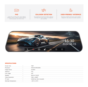 Porodo New Full HD Vehicle Interior <b>Mirror</b> Camera Condition Placement for <b>Car</b> <b>Mirrors</b> - Product Image 5