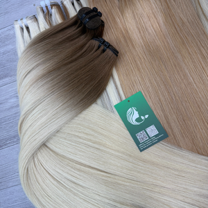 Extensiones de cabello humano de trama de máquina de ondas naturales de Color mejor vietnamita crudo personalizado con muestra gratis - Product Image 3