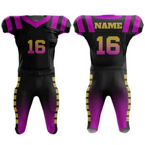 Servicio OEM, Uniforme de Fútbol Americano de Alta Calidad, 100% Poliéster, Transpirable, de Secado Rápido, Talla Grande, Sublimado, Estampado, para Verano - Product Image 2