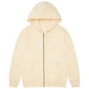 Sweats à capuche pour hommes unisexes de haute qualité 360gsm avec fermeture éclair délavés à l'acide vintage surdimensionnés - Product Image 1