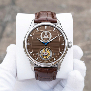 Reloj de Pulsera para Hombre, Mecánico, Automático, Tourbillon, de Lujo, con Esfera Marrón, Cristal de Zafiro, Correa de Cuero, Resistente al Agua, OEM ODM - Product Image 1
