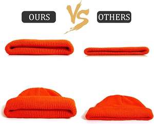 Bonnet en maille pour homme, doublure de casque, blanc, bonnet tactique anti-transpiration, chapeau de cyclisme, unisexe, bonnet en acrylique chaud d'hiver - Product Image 4