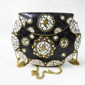 กระเป๋าถือคลัทช์โลหะฐานเหล็กหรูหรากระเป๋าถือคลัทช์ทำมือหรูหราฐานเหล็กทนทานกระเป๋าถือคลัทช์โลหะทนทาน - Product Image 1