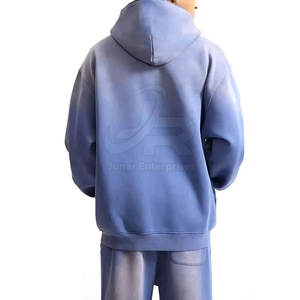 Tenue de survêtement décontractée pour homme, tendance urbaine, lavage à l'acide, coupe décontractée pour un confort quotidien - Product Image 2