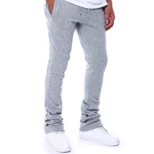 Pantalon de jogging pour hommes, vêtements de sport en coton à coupe ajustée de taille personnalisée, pantalon en toile léger, tenue décontractée pour toutes les tailles, vente en gros - Product Image 2