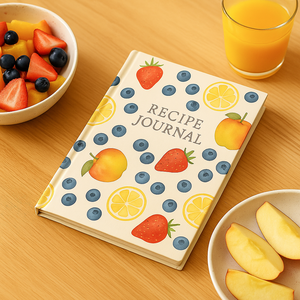 Lacon trái cây trang trí công thức Tạp Chí với Dâu Tây chanh Blueberry minh họa bìa cứng máy tính xách tay nhà bếp cho kế hoạch bữa ăn - Product Image 6