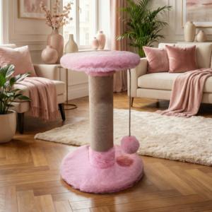Poteau à griffer Amistar PinkCloud Purr de haute qualité pour chats de toutes tailles - Product Image 1