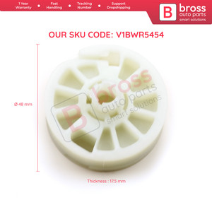 Regulador de ventana izquierda V1BWR5454, polea de rueda, tambor de engranaje, Piñón, carrete, 82471D4000, para Optima MK4, JF, 2016-2020, piezas de coche Bross - Product Image 5