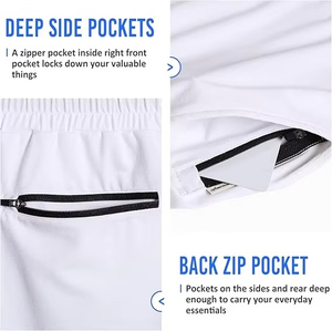 Hommes Jogging Baseball Logo Personnalisé Été Séchage Rapide 5 Pouces Sports Natation Basketball Nylon Gym Athletic Running shorts pour hommes - Product Image 2