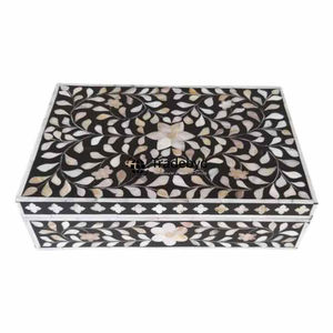 Caja con incrustaciones de hueso Premium para interiores de lujo y amantes de la decoración con estilo de Tradebyd - Product Image 2