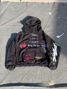 100% Cotton Customized Hoodies Solid Pattern Lined Collar Acid Washed Casual Summer Style Embroidered 3D Design <b>Applique</b> - Product Image 6