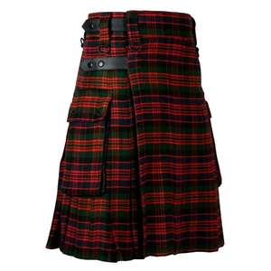 Kilt écossais pour hommes Kilts traditionnels des Highlands et MacDonald Wallace Tartan Accessoires pour hommes - Product Image 2
