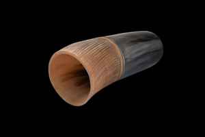 Cuerno taza para beber (vidrio) vaca buey cuerno pulido Animal artesanía Decoración - Product Image 3