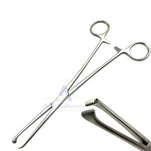 Forceps chirurgicaux manuels en acier inoxydable de qualité supérieure - Durables et réutilisables, utilisation en chirurgie générale, équipement médical professionnel - Product Image 1