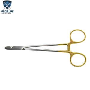 Pinzas para Retorcer Alambres de 6 Pulgadas con Puntas de Carburo de Tungsteno, Instrumento Quirúrgico de Acero Inoxidable, Alto Agarre, Diseño Duradero en Oro TC - Product Image 4