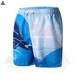 Custom Logo Color Double <b>Layer</b> Designer Canvas Shorts Lining Summer Heat-Transfer Printed Solid 100% Cotton Quick Dry Men's - Product Image 5
