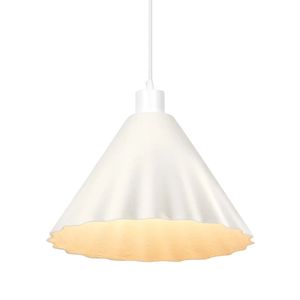 Lampada a sospensione in carta bianca Pulp Decor 1XE27 (Ledvance 837904) - Product Image 3
