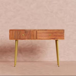 Console de rangement pliante en bois massif moderne buffet incrustation d'os tabourets en fer poufs appartement atelier maison meubles de chambre à coucher - Product Image 1