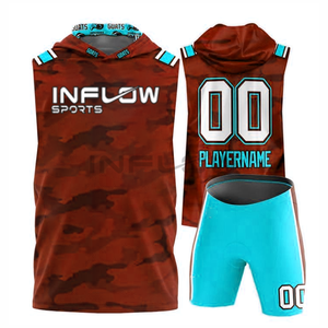 Maillot de football en gros, style américain, 7v7, ensemble uniforme de football personnalisé par sublimation, 7 sur 7, sweat-shirt - Product Image 6