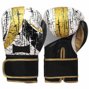 Gants de boxe en cuir respirant de haute qualité avec logo personnalisé pour adultes, gants de sparring professionnels imprimés, entraînement en plein air - Product Image 1