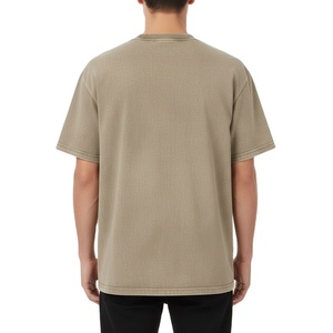 Mens Acid Wash T Shirt 230 GSM Regular Fit O Neck Short Sleeve Casual Wear Soft Lightweight Summer Daily Wear OEM Service 2026 - Product Image 4