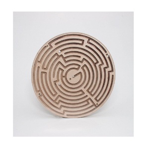 Roundshape Handmade Wooden Mazeball Game Customized Top Quality Wooden labyrinth Game Montessori Wooden <b>Puzzle</b> Game For Kids - Product Image 4