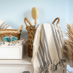 Best Price Taste Trends Turkish Peshtemal Towel 70% Raw Cotton 30% Linen Quick Dry Gym Custom Logo Striped Fouta Soft Sand Free - Product Image 2