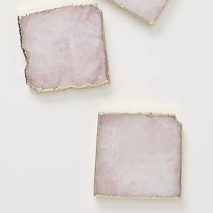 Sous-verres en nacre naturelle offrant une utilité décorative pour les espaces de vie élégants - Product Image 1