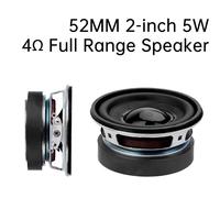 Haut-parleur pleine fréquence 52MM 2 pouces 5W 4 ohms Petit haut-parleur amplificateur audio circulaire 0. 25 ~ 20KHz