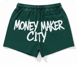 Ensemble décontracté homme confort tout au long de la journée, chemise sans étiquette à manches courtes, short à taille souple, basiques quotidiens pour la maison et la gym, bleu ardoise 100% - Product Image 5