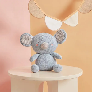 Venta al por mayor OEM personalizado hecho a mano Animal de peluche de punto suave conejito ganchillo muñeca ganchillo juguete bebé regalo conejito Koala muñecas - Product Image 1