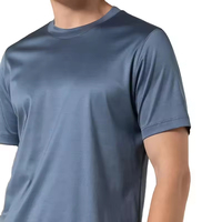 T-shirt de loisirs Slim Fit de qualité supérieure pour hommes coton personnalisé mercerisé avec broderie de dernier style en gros