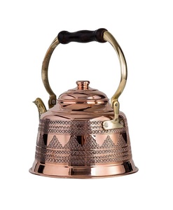 Premium handcrafted copper <b>kettle</b> for luxury home kitchen decor featuring <b>vintage</b> design and artistic metal craftsmanship - Product Image 2