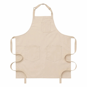 Delantal de Lona Azul Claro sin Mangas con 3 Bolsillos, Moderno y Lavable a Máquina para Cocinar y Uso Diario - Product Image 5
